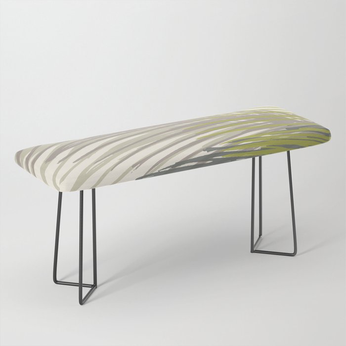 Abstract Palm Tree Bench Gallery Image 1