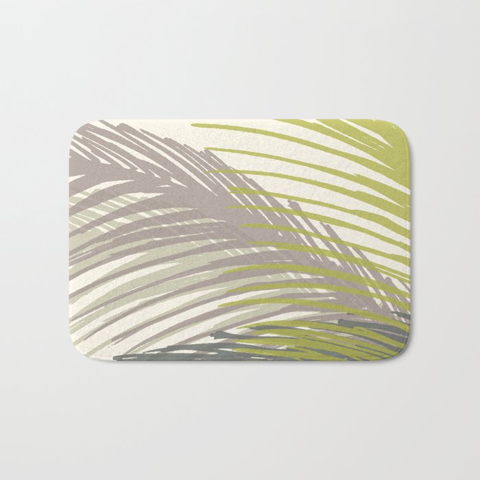 Abstract Palm Tree Bath Mat Gallery Image 1