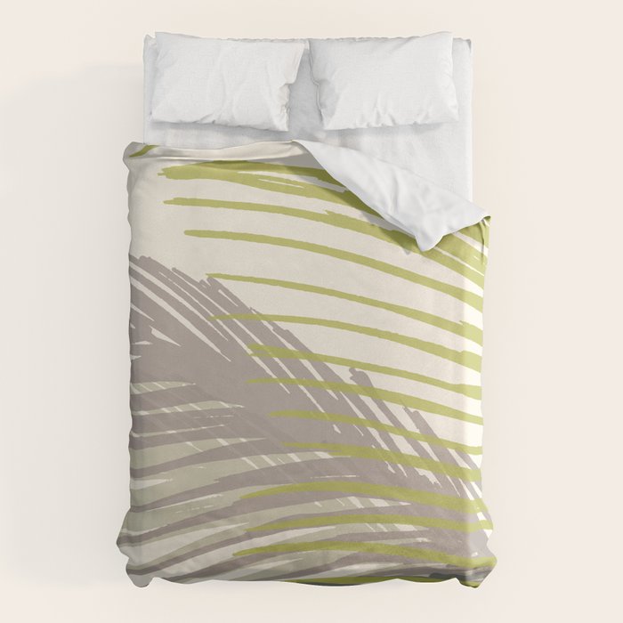 Abstract Palm Tree Duvet Cover Gallery Image 1