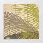 Abstract Palm Tree Wood Wall Art Gallery Image 1