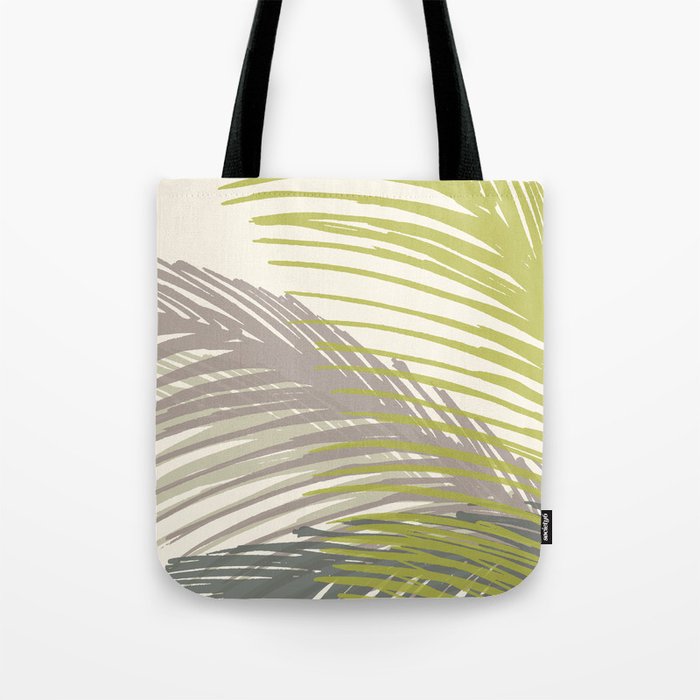 Abstract Palm Tree Tote Bag Gallery Image 1