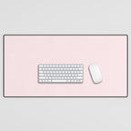 Pink Blush Desk Mat Gallery Image 1