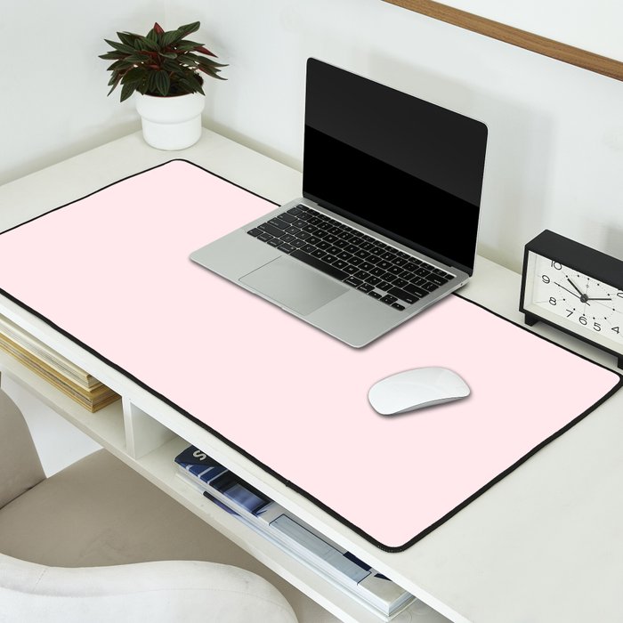 Pink Blush Desk Mat Gallery Image 2