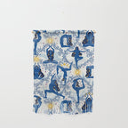 Feel the Cosmic Yoga blue Wall Hanging Gallery Image 1