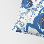 Feel the Cosmic Yoga blue Pillow Sham Gallery Image 4