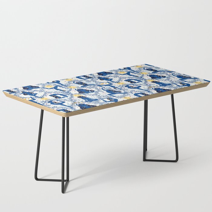 Feel the Cosmic Yoga blue Coffee Table Gallery Image 1
