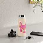 Hot Pink Bulldog Water Bottle Gallery Image 4
