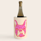 Hot Pink Bulldog Wine Chiller Gallery Image 1