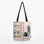 cat chilling out in the living room Tote Bag Gallery Image 2