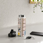 cat chilling out in the living room Water Bottle Gallery Image 4