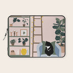 cat chilling out in the living room Laptop Sleeve Gallery Image 1