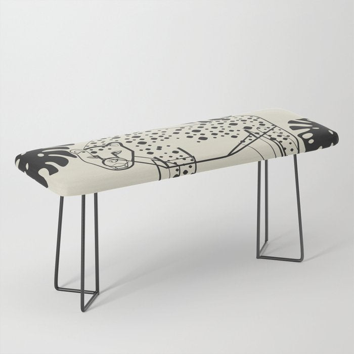 Cheetahs Monstera 4 Bench Gallery Image 1