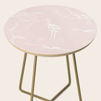 Cranes (Pink) Side Table Gallery Image 2