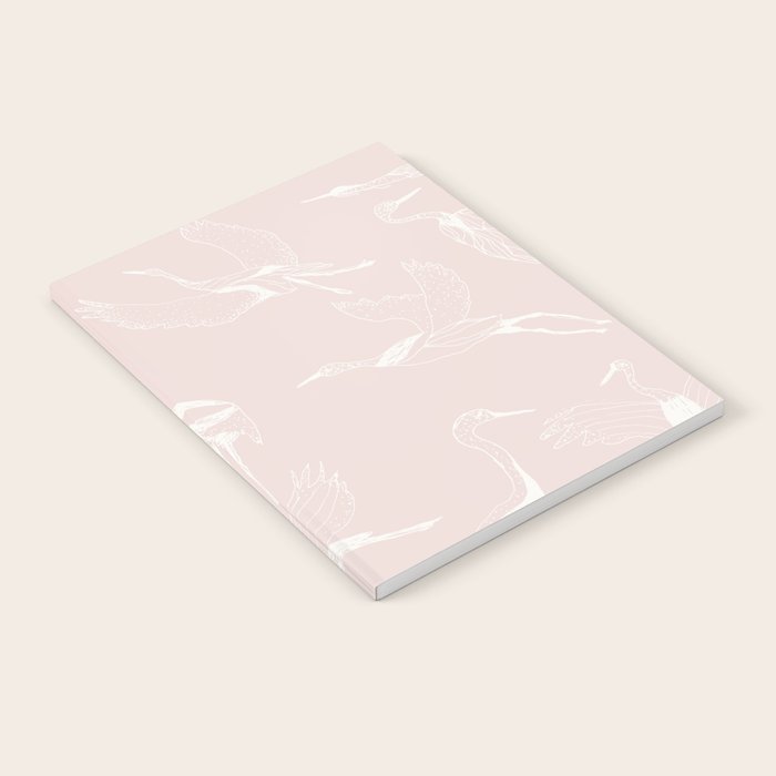 Cranes (Pink) Notebook Gallery Image 1