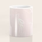Cranes (Pink) Coffee Mug Gallery Image 4