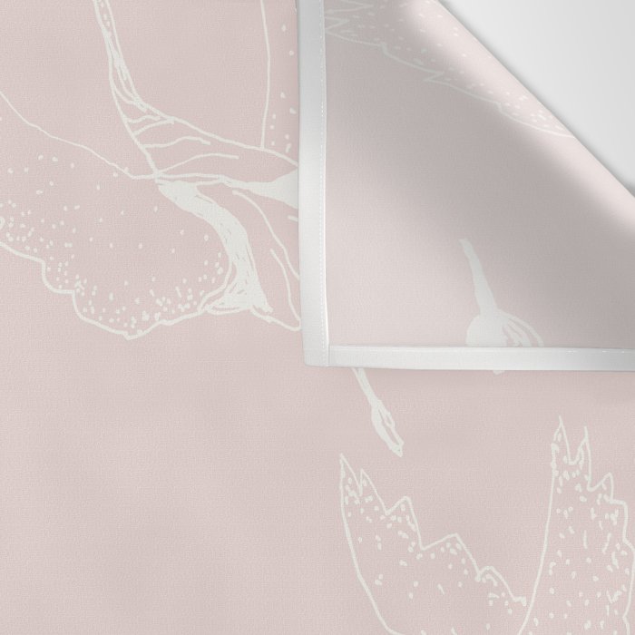 Cranes (Pink) Wall Tapestry Gallery Image 3