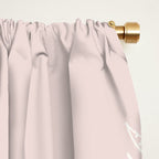 Cranes (Pink) Window Curtain Gallery Image 2