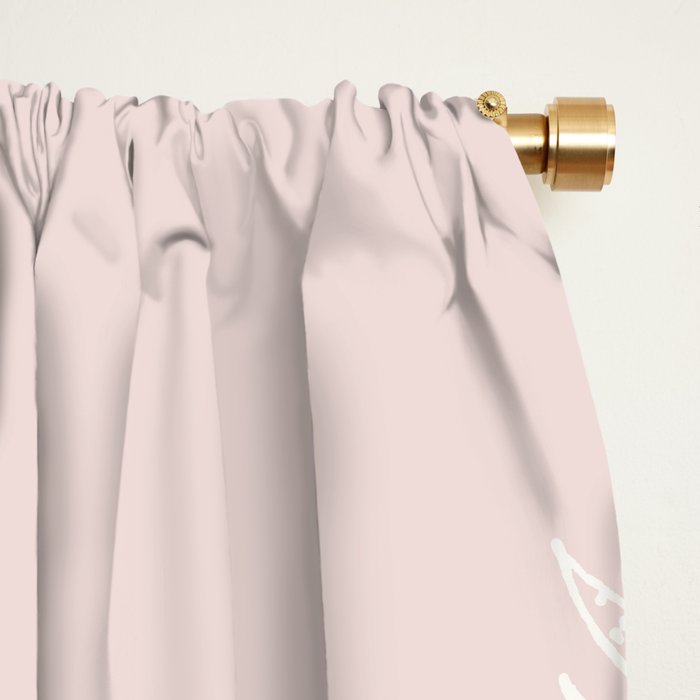 Cranes (Pink) Window Curtain Gallery Image 2