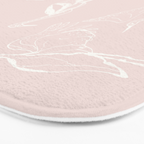 Cranes (Pink) Bath Mat Gallery Image 3
