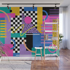 Memphis pattern 101 - 80s / 90s Retro Wall Mural Gallery Image 1
