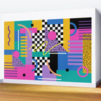 Memphis pattern 101 - 80s / 90s Retro Wall Mural Gallery Image 2
