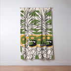 Pineapple Dreams 6 Window Curtain Gallery Image 3