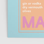 Martini Cocktail Poster Gallery Image 3