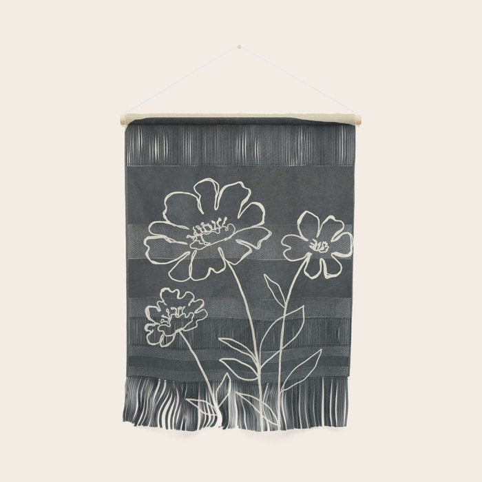 Sketch Line Flowers 4 Wall Hanging Gallery Image 1