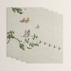 Pear flowers and butterflies type A - Minhwa : Koreafolkpainting Wrapping Paper Gallery Image 3