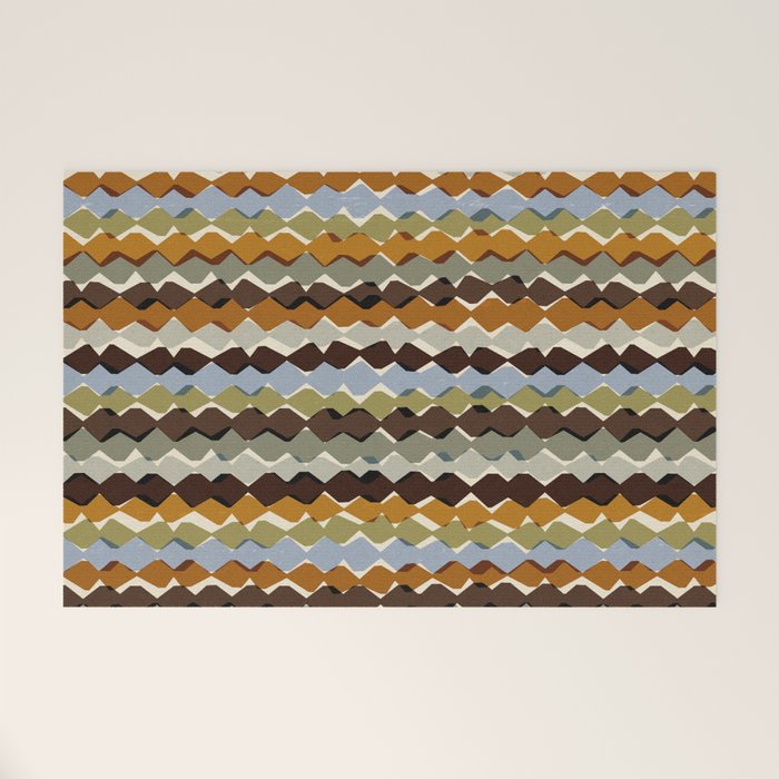 Natural Rhythm Waves Welcome Mat Gallery Image 1