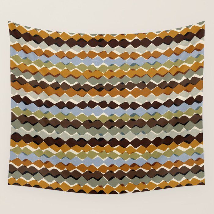 Natural Rhythm Waves Wall Tapestry Gallery Image 4