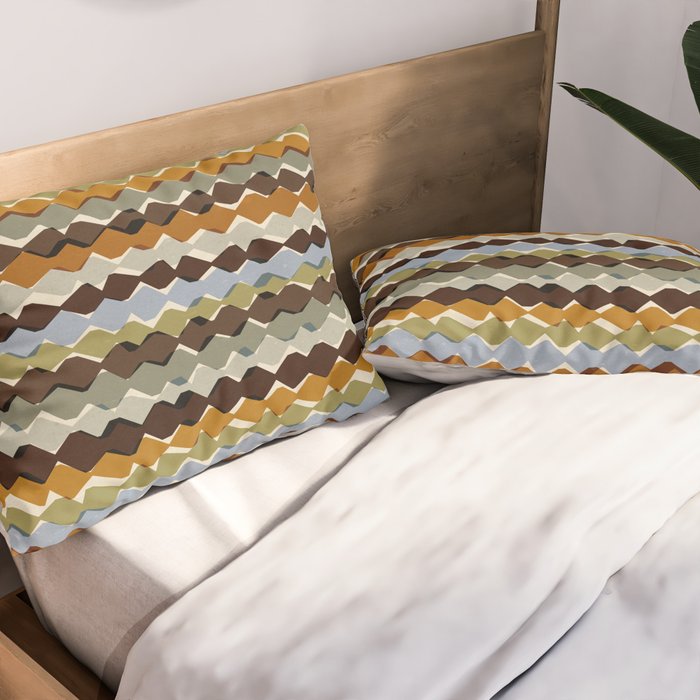 Natural Rhythm Waves Pillow Sham Gallery Image 2