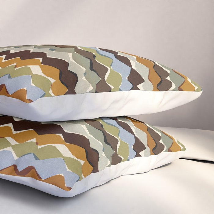 Natural Rhythm Waves Pillow Sham Gallery Image 3
