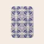Mexican Talavera With Blue Birds Pattern by Akbaly Bath Mat Gallery Image 1