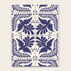 Mexican Talavera With Blue Birds Pattern by Akbaly Notebook Gallery Image 4