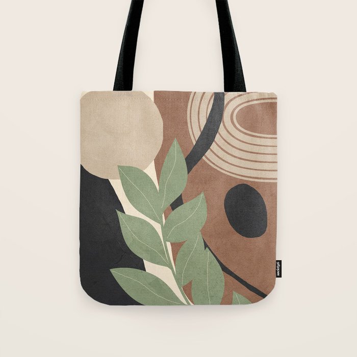 Branches in an abstract setting 01 Tote Bag Gallery Image 1