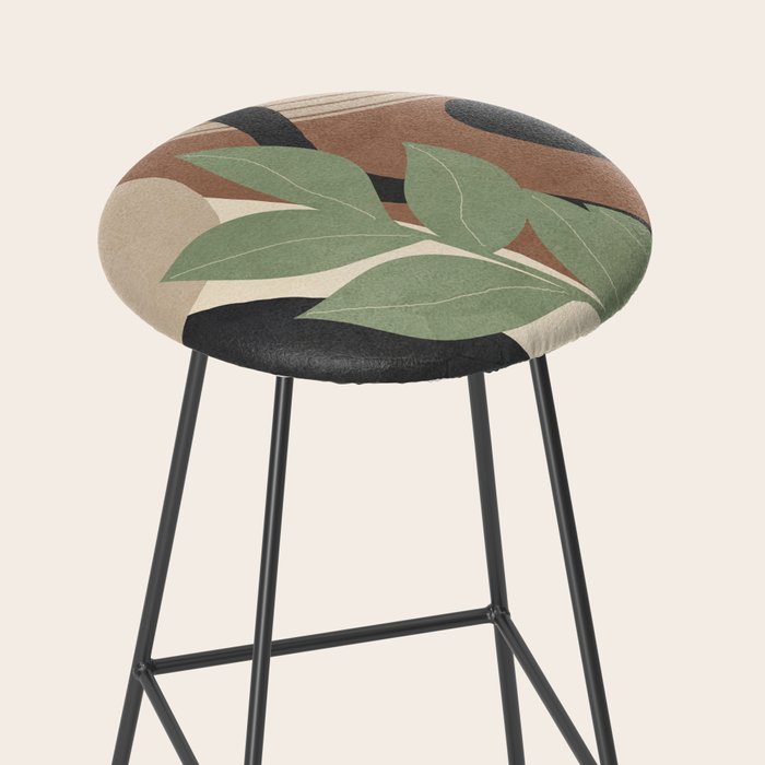 Branches in an abstract setting 01 Stool Gallery Image 2
