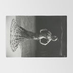 1920 Spanish Flamenco dancer vintage starlet Ruth St Denis black and white photograph  Rug Gallery Image 2