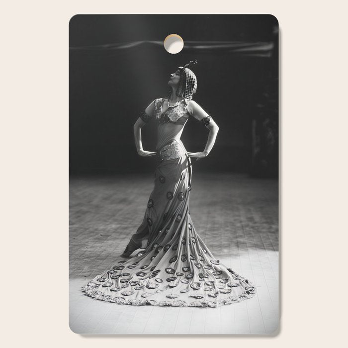 1920 Spanish Flamenco dancer vintage starlet Ruth St Denis black and white photograph  Cutting Board Gallery Image 1