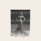 1920 Spanish Flamenco dancer vintage starlet Ruth St Denis black and white photograph  Wall Hanging Gallery Image 1