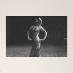 1920 Spanish Flamenco dancer vintage starlet Ruth St Denis black and white photograph  Welcome Mat Gallery Image 1