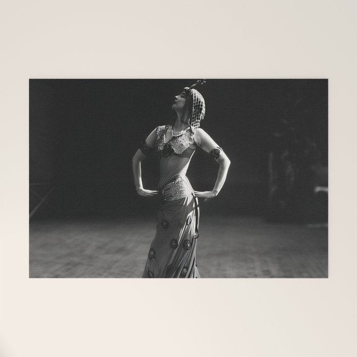 1920 Spanish Flamenco dancer vintage starlet Ruth St Denis black and white photograph  Welcome Mat Gallery Image 1