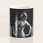 1920 Spanish Flamenco dancer vintage starlet Ruth St Denis black and white photograph  Coffee Mug Gallery Image 4