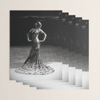 1920 Spanish Flamenco dancer vintage starlet Ruth St Denis black and white photograph  Wrapping Paper Gallery Image 3