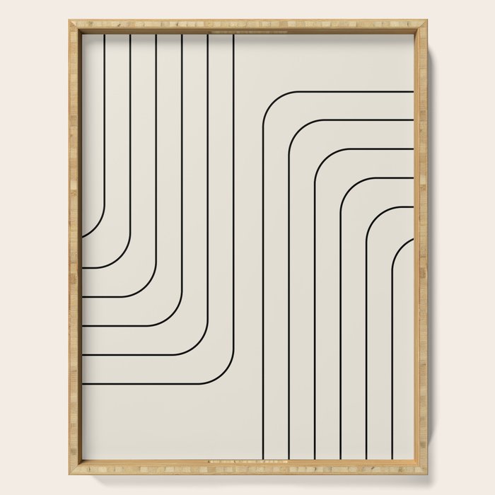 Searching (Off White) Serving Tray Gallery Image 1