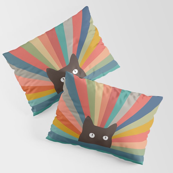 Cat Landscape 48 Pillow Sham Gallery Image 3