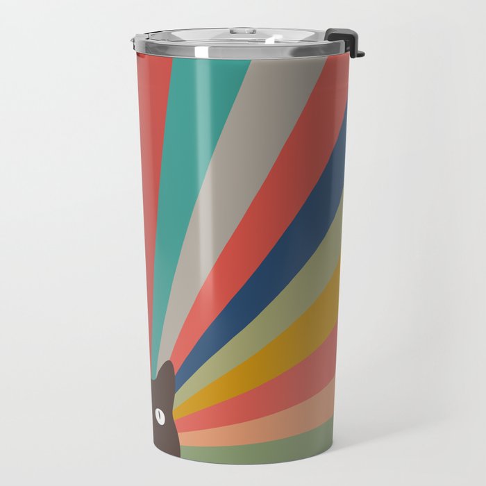 Cat Landscape 48 Travel Mug Gallery Image 2