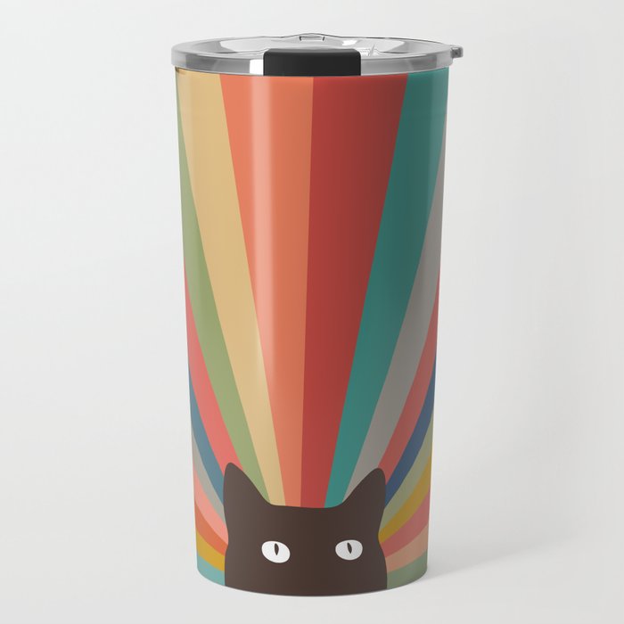 Cat Landscape 48 Travel Mug Gallery Image 1