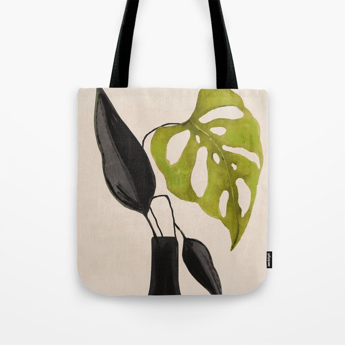 minimal plant 34 Tote Bag Gallery Image 1