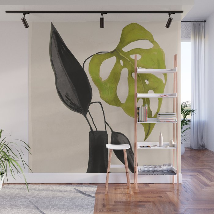 minimal plant 34 Wall Mural Gallery Image 1